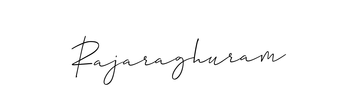 Design your own signature with our free online signature maker. With this signature software, you can create a handwritten (Allison_Script) signature for name Rajaraghuram. Rajaraghuram signature style 2 images and pictures png