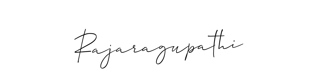 Design your own signature with our free online signature maker. With this signature software, you can create a handwritten (Allison_Script) signature for name Rajaragupathi. Rajaragupathi signature style 2 images and pictures png