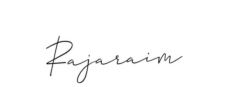 Rajaraim stylish signature style. Best Handwritten Sign (Allison_Script) for my name. Handwritten Signature Collection Ideas for my name Rajaraim. Rajaraim signature style 2 images and pictures png