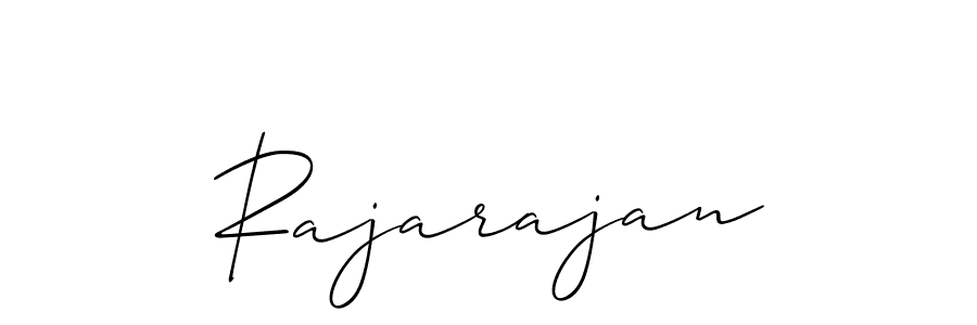 Use a signature maker to create a handwritten signature online. With this signature software, you can design (Allison_Script) your own signature for name Rajarajan. Rajarajan signature style 2 images and pictures png