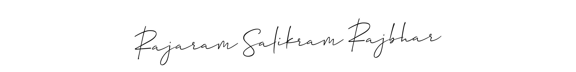 You can use this online signature creator to create a handwritten signature for the name Rajaram Salikram Rajbhar. This is the best online autograph maker. Rajaram Salikram Rajbhar signature style 2 images and pictures png