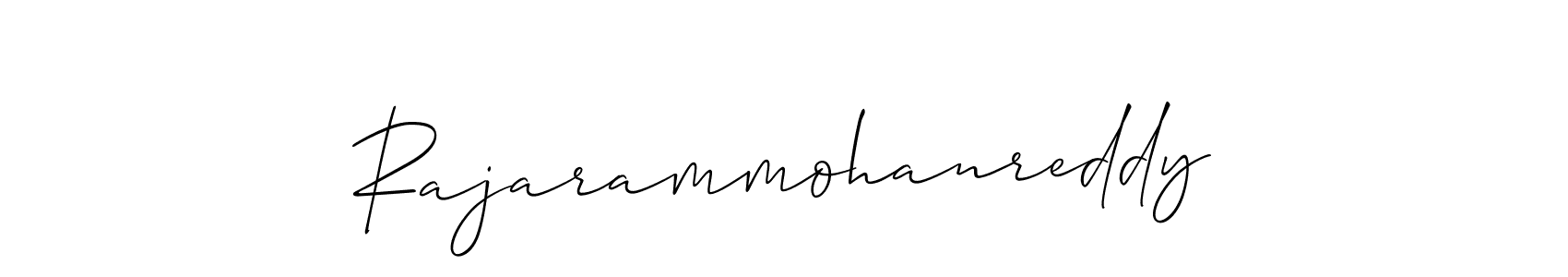 You should practise on your own different ways (Allison_Script) to write your name (Rajarammohanreddy) in signature. don't let someone else do it for you. Rajarammohanreddy signature style 2 images and pictures png