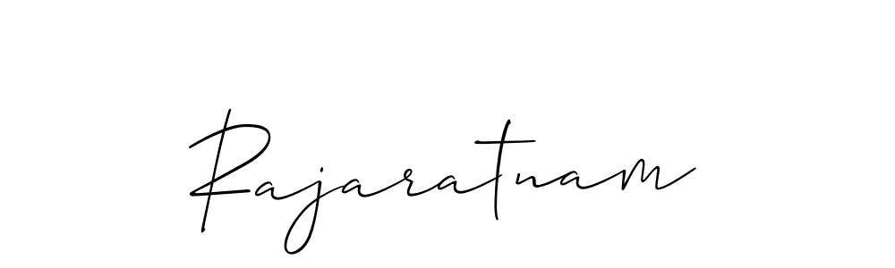 Design your own signature with our free online signature maker. With this signature software, you can create a handwritten (Allison_Script) signature for name Rajaratnam. Rajaratnam signature style 2 images and pictures png