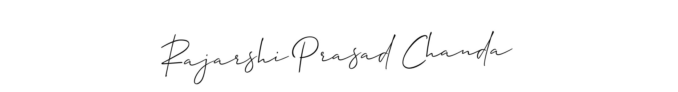 How to make Rajarshi Prasad Chanda signature? Allison_Script is a professional autograph style. Create handwritten signature for Rajarshi Prasad Chanda name. Rajarshi Prasad Chanda signature style 2 images and pictures png