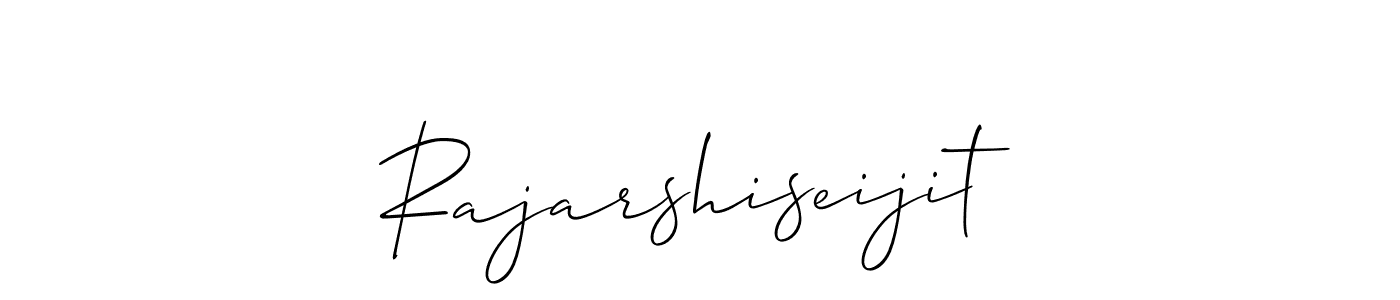 Also You can easily find your signature by using the search form. We will create Rajarshiseijit name handwritten signature images for you free of cost using Allison_Script sign style. Rajarshiseijit signature style 2 images and pictures png