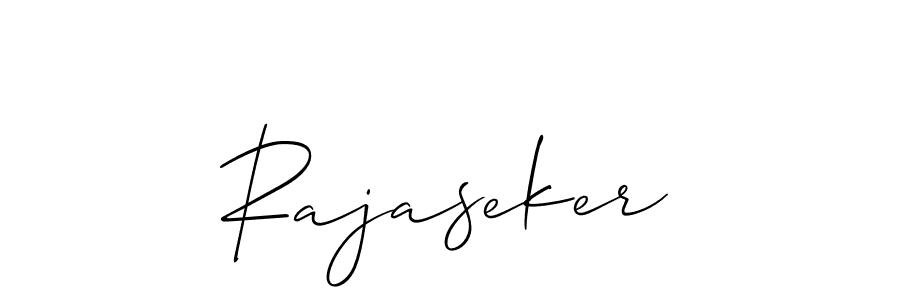 if you are searching for the best signature style for your name Rajaseker. so please give up your signature search. here we have designed multiple signature styles  using Allison_Script. Rajaseker signature style 2 images and pictures png