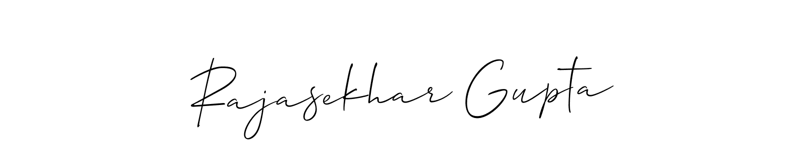 Also we have Rajasekhar Gupta name is the best signature style. Create professional handwritten signature collection using Allison_Script autograph style. Rajasekhar Gupta signature style 2 images and pictures png