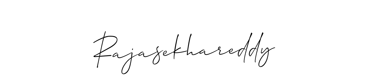 Create a beautiful signature design for name Rajasekhareddy. With this signature (Allison_Script) fonts, you can make a handwritten signature for free. Rajasekhareddy signature style 2 images and pictures png