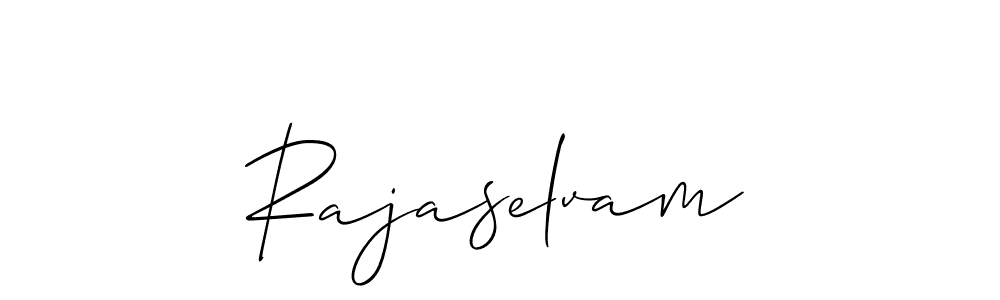 It looks lik you need a new signature style for name Rajaselvam. Design unique handwritten (Allison_Script) signature with our free signature maker in just a few clicks. Rajaselvam signature style 2 images and pictures png