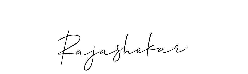 How to make Rajashekar signature? Allison_Script is a professional autograph style. Create handwritten signature for Rajashekar name. Rajashekar signature style 2 images and pictures png