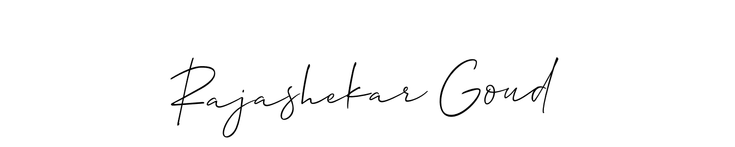 You can use this online signature creator to create a handwritten signature for the name Rajashekar Goud. This is the best online autograph maker. Rajashekar Goud signature style 2 images and pictures png
