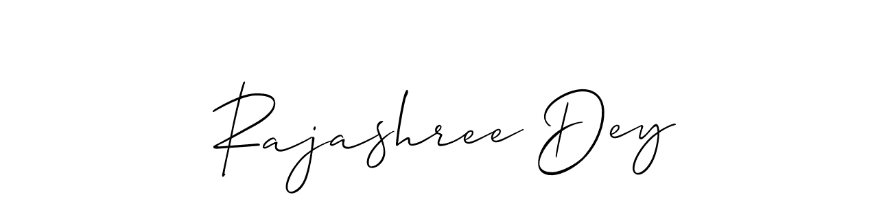 Also we have Rajashree Dey name is the best signature style. Create professional handwritten signature collection using Allison_Script autograph style. Rajashree Dey signature style 2 images and pictures png