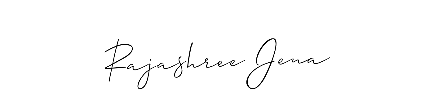 Make a short Rajashree Jena signature style. Manage your documents anywhere anytime using Allison_Script. Create and add eSignatures, submit forms, share and send files easily. Rajashree Jena signature style 2 images and pictures png