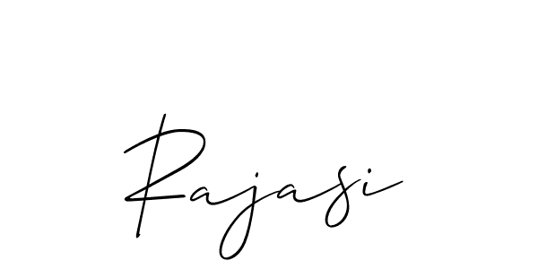 Create a beautiful signature design for name Rajasi. With this signature (Allison_Script) fonts, you can make a handwritten signature for free. Rajasi signature style 2 images and pictures png