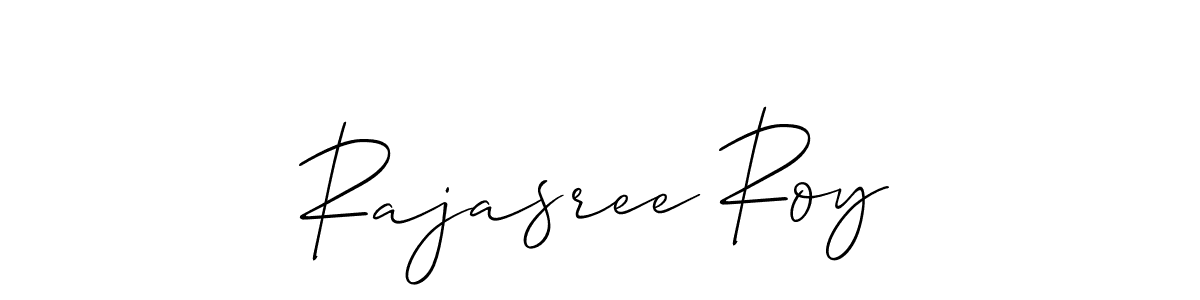Also we have Rajasree Roy name is the best signature style. Create professional handwritten signature collection using Allison_Script autograph style. Rajasree Roy signature style 2 images and pictures png