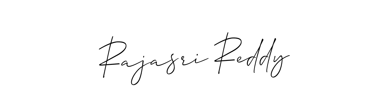 The best way (Allison_Script) to make a short signature is to pick only two or three words in your name. The name Rajasri Reddy include a total of six letters. For converting this name. Rajasri Reddy signature style 2 images and pictures png