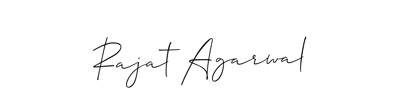 How to Draw Rajat Agarwal signature style? Allison_Script is a latest design signature styles for name Rajat Agarwal. Rajat Agarwal signature style 2 images and pictures png