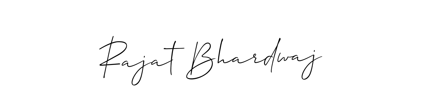 This is the best signature style for the Rajat Bhardwaj name. Also you like these signature font (Allison_Script). Mix name signature. Rajat Bhardwaj signature style 2 images and pictures png