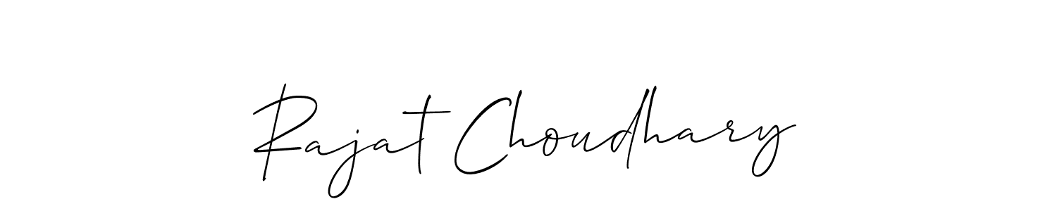 How to Draw Rajat Choudhary signature style? Allison_Script is a latest design signature styles for name Rajat Choudhary. Rajat Choudhary signature style 2 images and pictures png