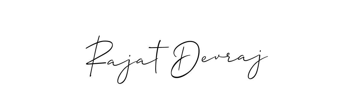 Make a beautiful signature design for name Rajat Devraj. Use this online signature maker to create a handwritten signature for free. Rajat Devraj signature style 2 images and pictures png