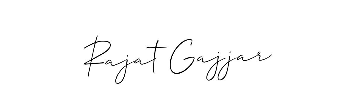 How to Draw Rajat Gajjar signature style? Allison_Script is a latest design signature styles for name Rajat Gajjar. Rajat Gajjar signature style 2 images and pictures png
