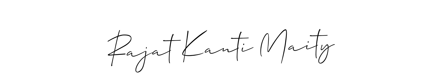 How to make Rajat Kanti Maity signature? Allison_Script is a professional autograph style. Create handwritten signature for Rajat Kanti Maity name. Rajat Kanti Maity signature style 2 images and pictures png