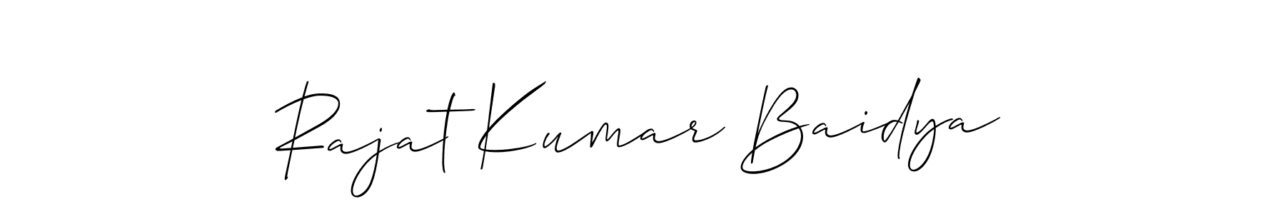 You can use this online signature creator to create a handwritten signature for the name Rajat Kumar Baidya. This is the best online autograph maker. Rajat Kumar Baidya signature style 2 images and pictures png