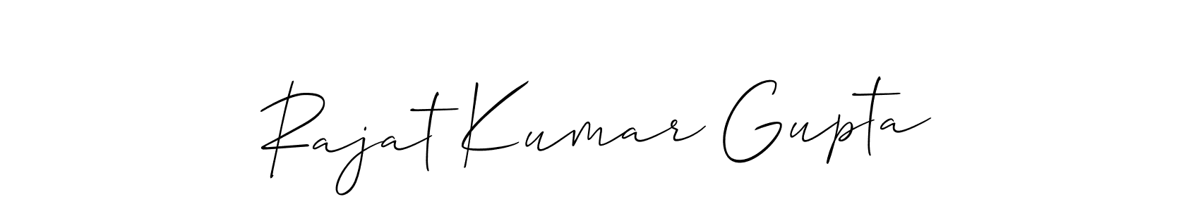 You can use this online signature creator to create a handwritten signature for the name Rajat Kumar Gupta. This is the best online autograph maker. Rajat Kumar Gupta signature style 2 images and pictures png