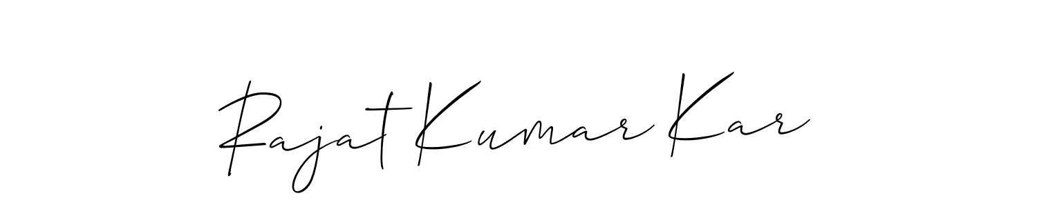 See photos of Rajat Kumar Kar official signature by Spectra . Check more albums & portfolios. Read reviews & check more about Allison_Script font. Rajat Kumar Kar signature style 2 images and pictures png