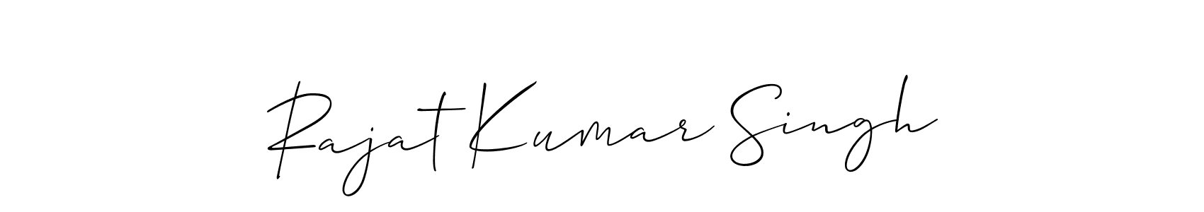 Make a beautiful signature design for name Rajat Kumar Singh. Use this online signature maker to create a handwritten signature for free. Rajat Kumar Singh signature style 2 images and pictures png