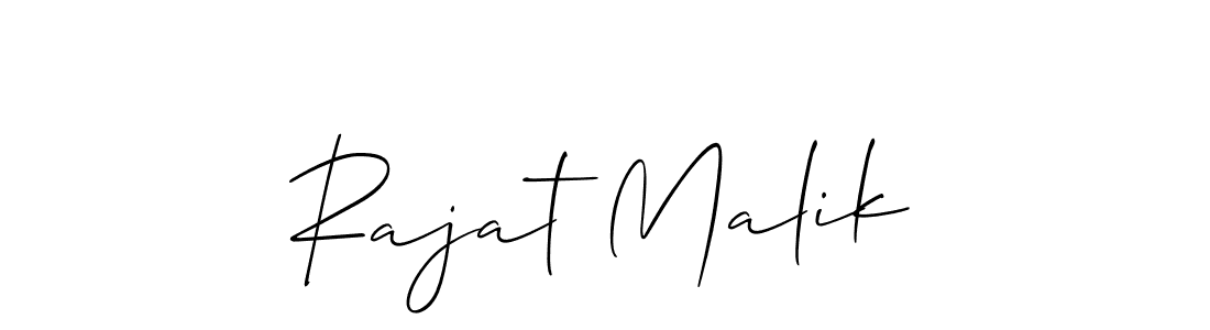 Make a beautiful signature design for name Rajat Malik. Use this online signature maker to create a handwritten signature for free. Rajat Malik signature style 2 images and pictures png