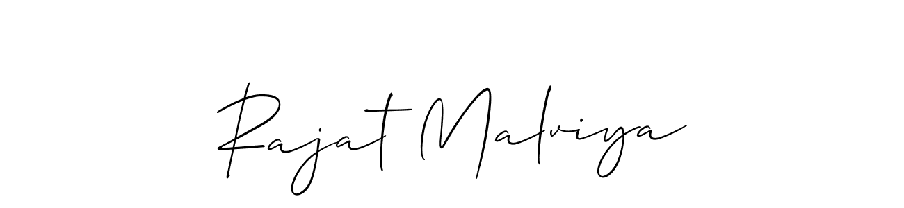 Design your own signature with our free online signature maker. With this signature software, you can create a handwritten (Allison_Script) signature for name Rajat Malviya. Rajat Malviya signature style 2 images and pictures png
