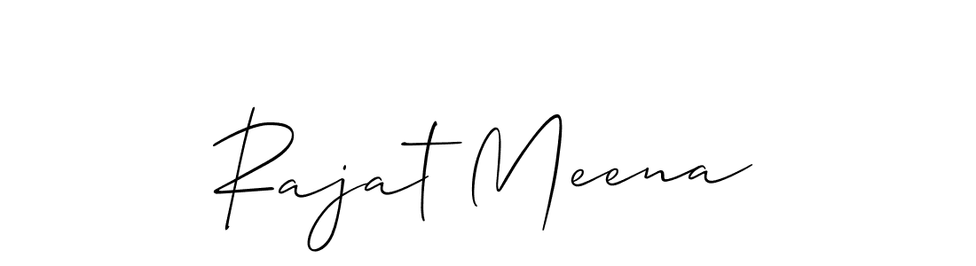 You can use this online signature creator to create a handwritten signature for the name Rajat Meena. This is the best online autograph maker. Rajat Meena signature style 2 images and pictures png