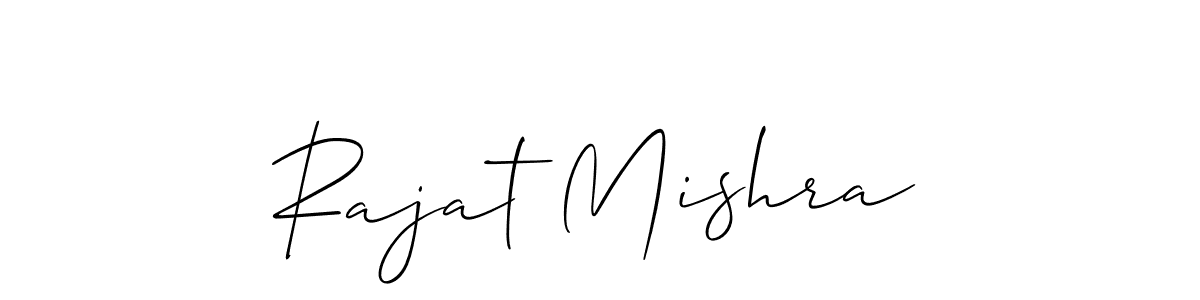 It looks lik you need a new signature style for name Rajat Mishra. Design unique handwritten (Allison_Script) signature with our free signature maker in just a few clicks. Rajat Mishra signature style 2 images and pictures png