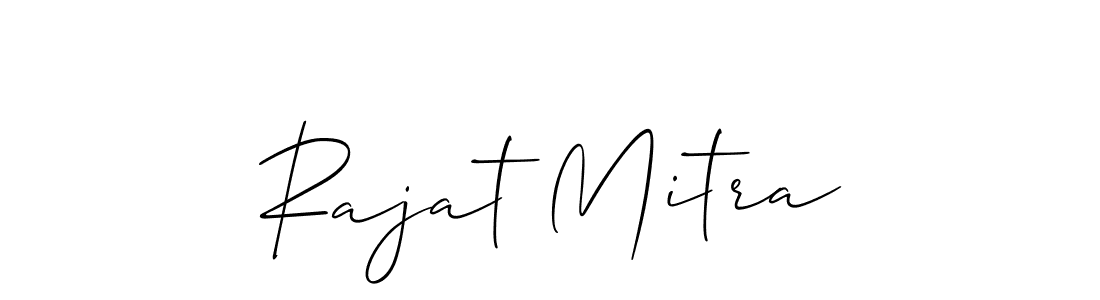 Rajat Mitra stylish signature style. Best Handwritten Sign (Allison_Script) for my name. Handwritten Signature Collection Ideas for my name Rajat Mitra. Rajat Mitra signature style 2 images and pictures png