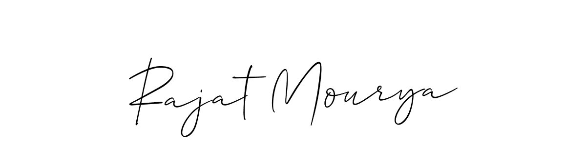 It looks lik you need a new signature style for name Rajat Mourya. Design unique handwritten (Allison_Script) signature with our free signature maker in just a few clicks. Rajat Mourya signature style 2 images and pictures png