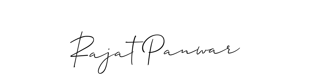 Design your own signature with our free online signature maker. With this signature software, you can create a handwritten (Allison_Script) signature for name Rajat Panwar. Rajat Panwar signature style 2 images and pictures png