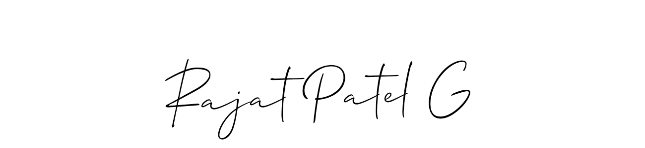 Here are the top 10 professional signature styles for the name Rajat Patel G. These are the best autograph styles you can use for your name. Rajat Patel G signature style 2 images and pictures png