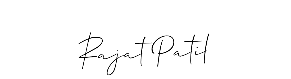 You should practise on your own different ways (Allison_Script) to write your name (Rajat Patil) in signature. don't let someone else do it for you. Rajat Patil signature style 2 images and pictures png