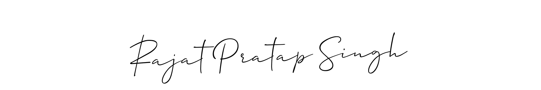 This is the best signature style for the Rajat Pratap Singh name. Also you like these signature font (Allison_Script). Mix name signature. Rajat Pratap Singh signature style 2 images and pictures png