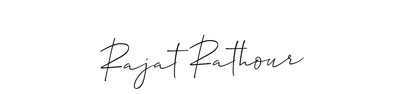 Also we have Rajat Rathour name is the best signature style. Create professional handwritten signature collection using Allison_Script autograph style. Rajat Rathour signature style 2 images and pictures png