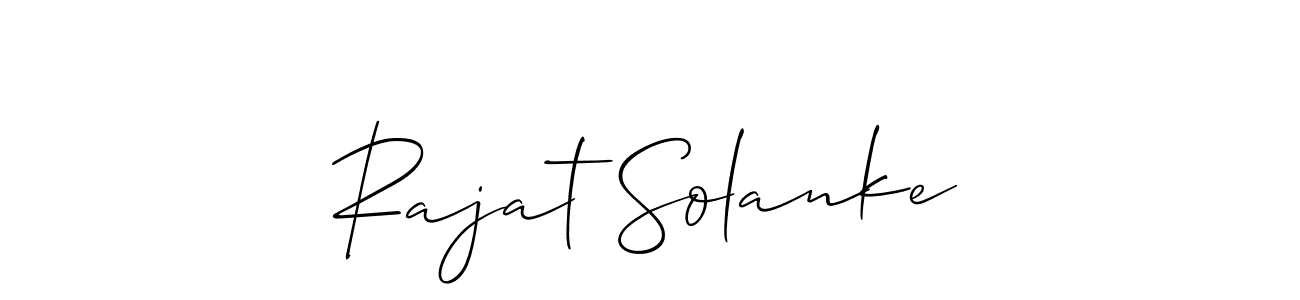 You should practise on your own different ways (Allison_Script) to write your name (Rajat Solanke) in signature. don't let someone else do it for you. Rajat Solanke signature style 2 images and pictures png