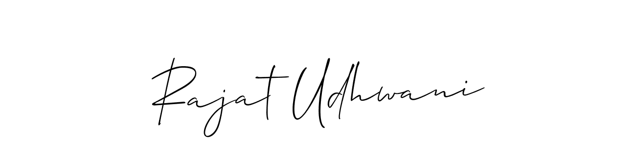 It looks lik you need a new signature style for name Rajat Udhwani. Design unique handwritten (Allison_Script) signature with our free signature maker in just a few clicks. Rajat Udhwani signature style 2 images and pictures png