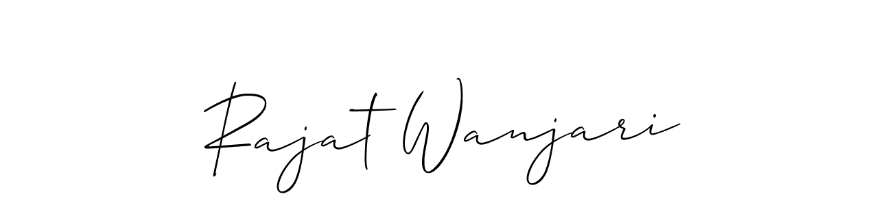 Check out images of Autograph of Rajat Wanjari name. Actor Rajat Wanjari Signature Style. Allison_Script is a professional sign style online. Rajat Wanjari signature style 2 images and pictures png