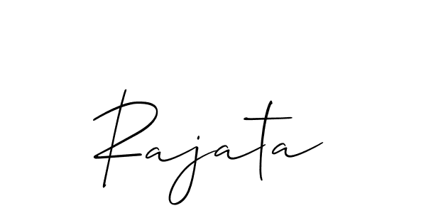 Once you've used our free online signature maker to create your best signature Allison_Script style, it's time to enjoy all of the benefits that Rajata name signing documents. Rajata signature style 2 images and pictures png