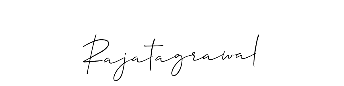 The best way (Allison_Script) to make a short signature is to pick only two or three words in your name. The name Rajatagrawal include a total of six letters. For converting this name. Rajatagrawal signature style 2 images and pictures png
