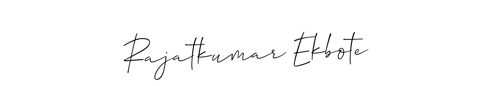 Design your own signature with our free online signature maker. With this signature software, you can create a handwritten (Allison_Script) signature for name Rajatkumar Ekbote. Rajatkumar Ekbote signature style 2 images and pictures png