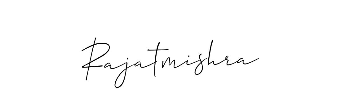 How to make Rajatmishra signature? Allison_Script is a professional autograph style. Create handwritten signature for Rajatmishra name. Rajatmishra signature style 2 images and pictures png