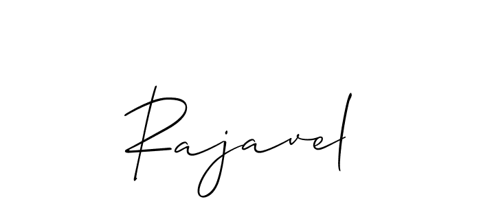 How to Draw Rajavel signature style? Allison_Script is a latest design signature styles for name Rajavel. Rajavel signature style 2 images and pictures png