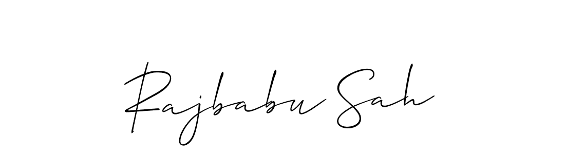 It looks lik you need a new signature style for name Rajbabu Sah. Design unique handwritten (Allison_Script) signature with our free signature maker in just a few clicks. Rajbabu Sah signature style 2 images and pictures png